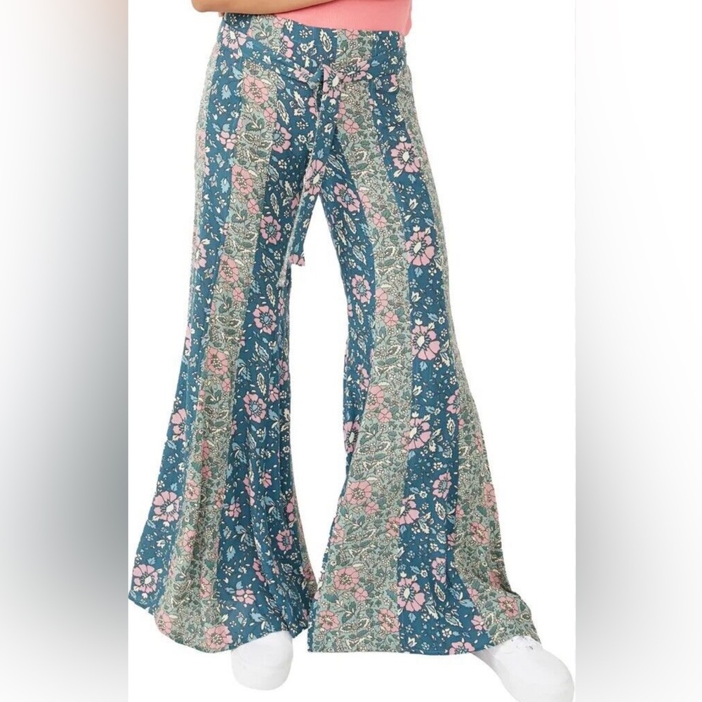 Free People Bali Sultry Bohemian Flare Leg Pant NWOT